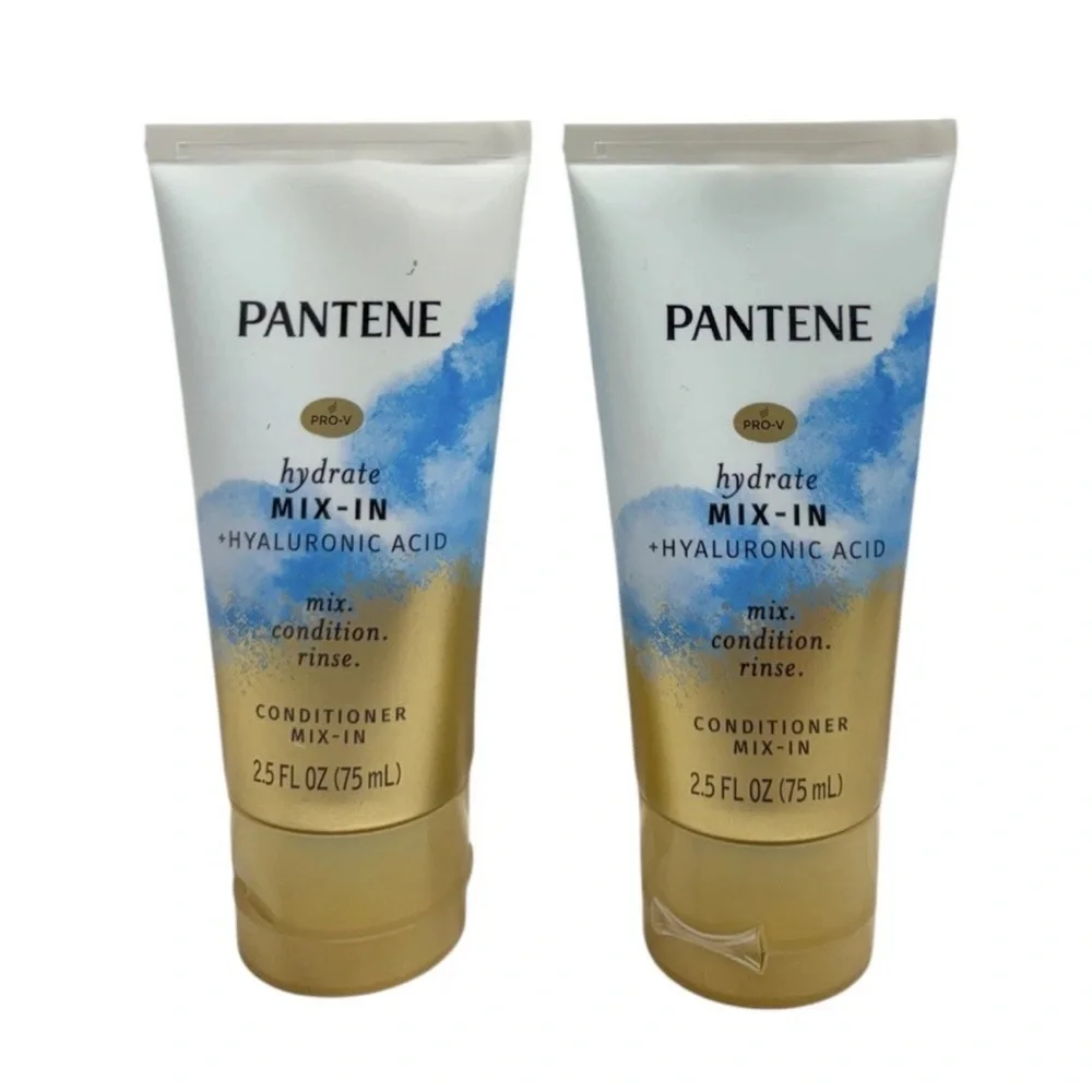 (6) Pantene Pro-V Hydrate Mix-In + Hyaluronic Acid Conditioner Mix In 2.5 oz